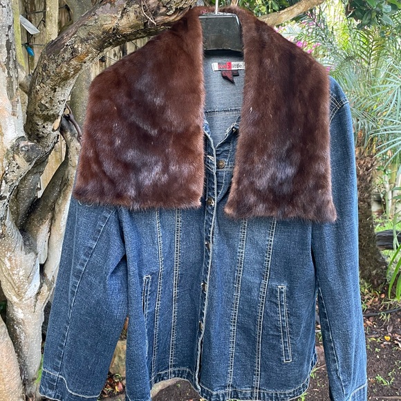 Genuine Mink Fur Repurpose Into Collar Or Wrap Unlined - Picture 3 of 6